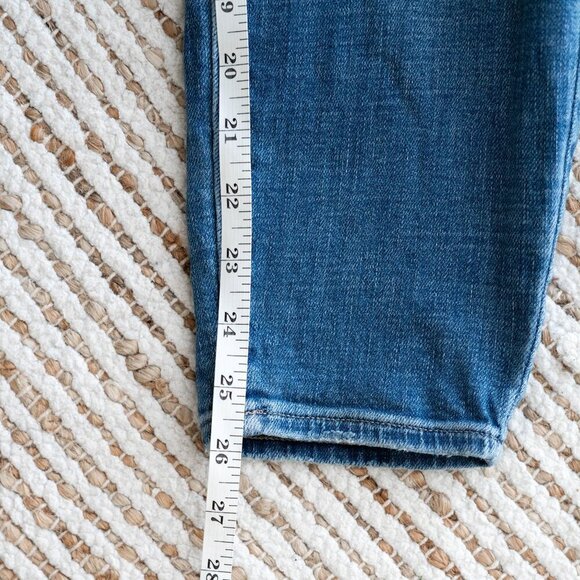 LUCKY BRAND LOLITA JEANS SZ 6 28 BLUE DENIM SKINNY CROPPED TAPERED - Picture 12 of 13
